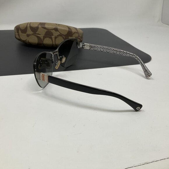 Coach HC7013B Hayley Women’s Designer Sunglasses Dark Silver w/ Case main image 8